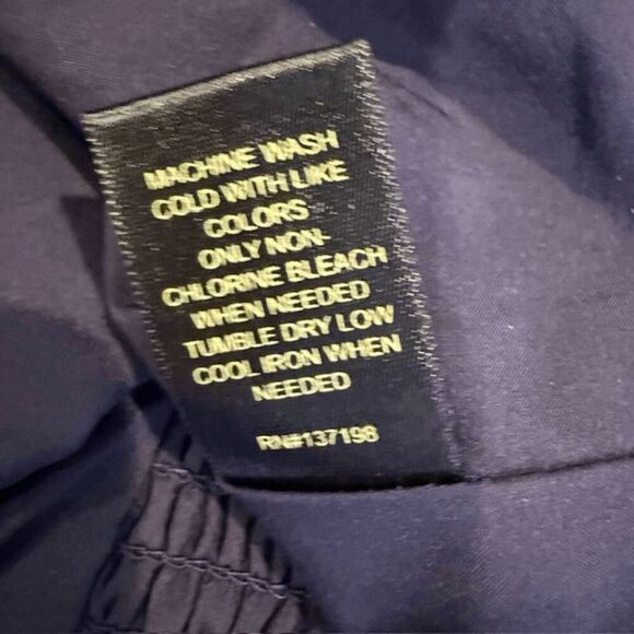 House of Harlow 1960 Blue Satin Crop Halter Ruched Back Adjustable Straps Large - Picture 5 of 8